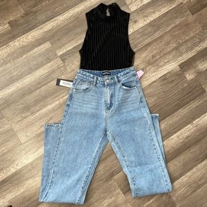 Outfit bundle high rise jeans